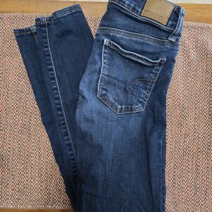 American Eagle Dark Blue Denim Jeans